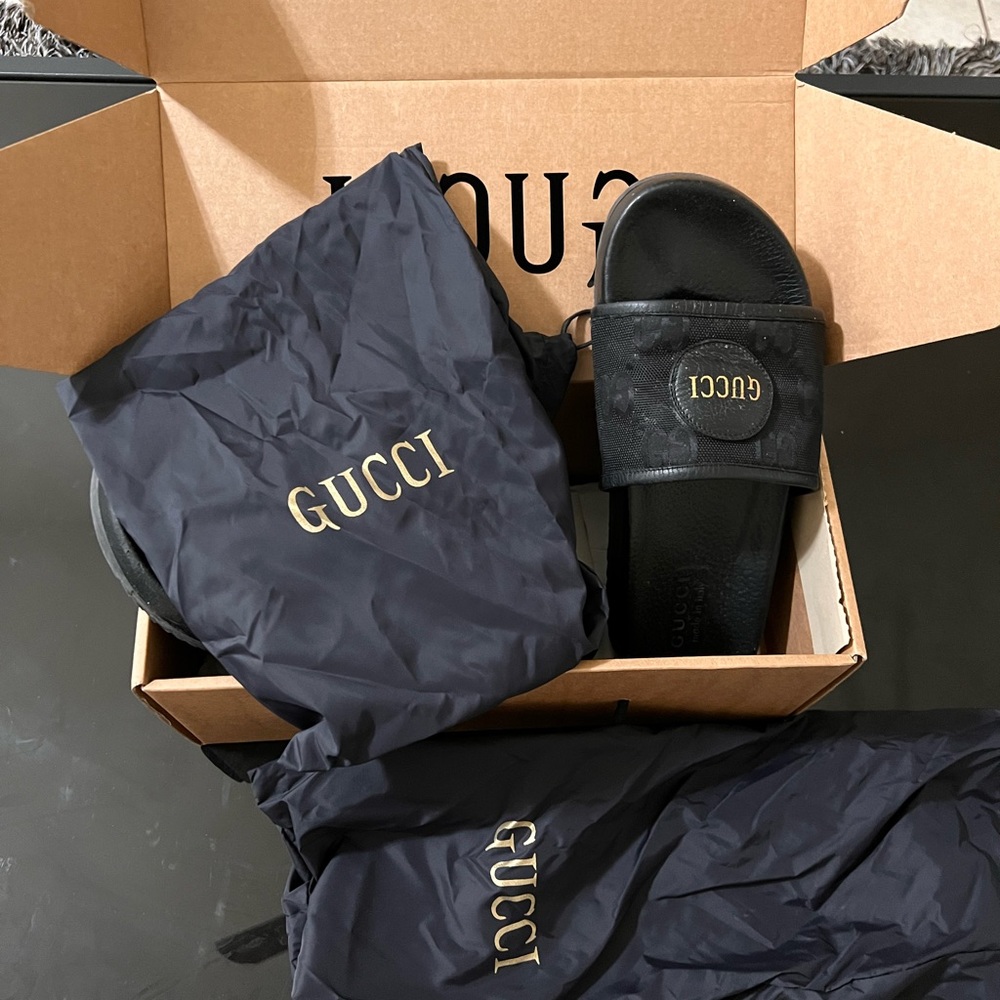 Men Gucci Off The Grid Slides 8